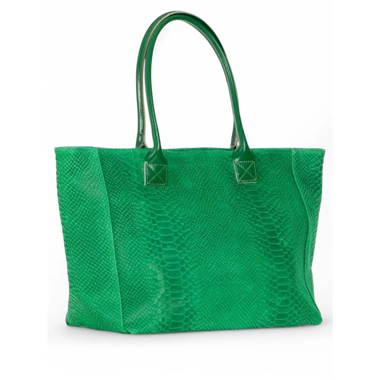Lola – Italian Python-Embossed Leather Bag