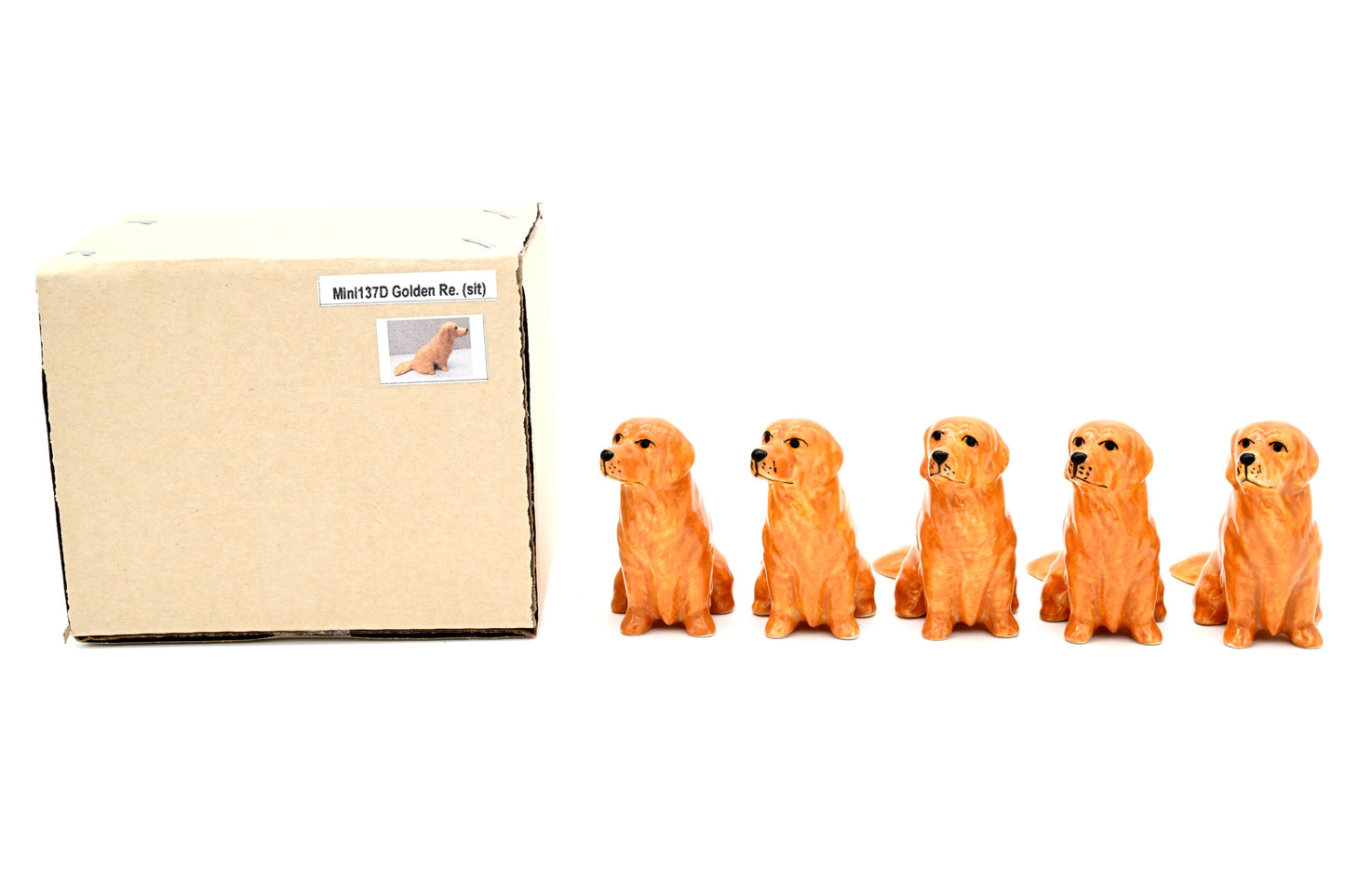 Miniature Ceramic Golden Retriever | Individual