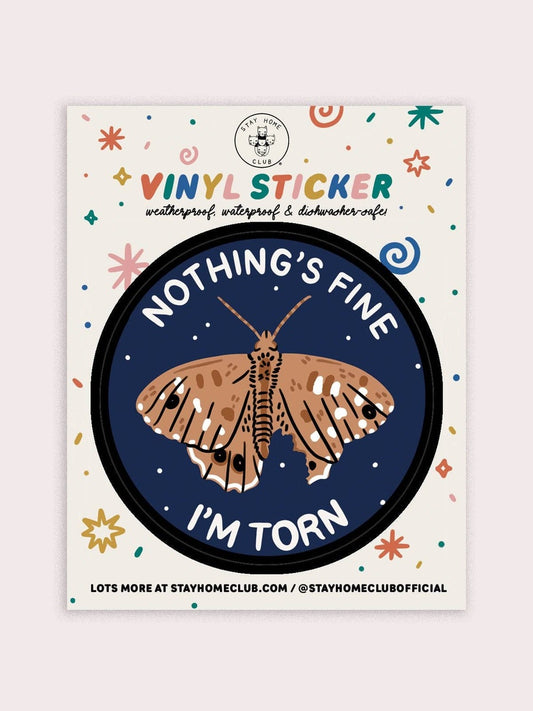I'm Torn Vinyl Sticker