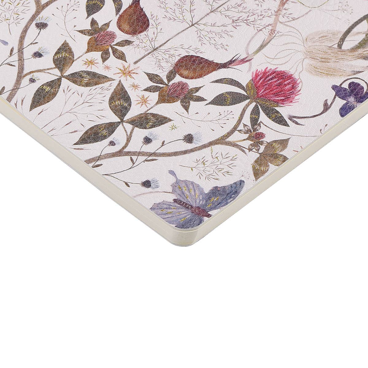 Vegan Leather A5 Notebook | Symmetrical Flora 