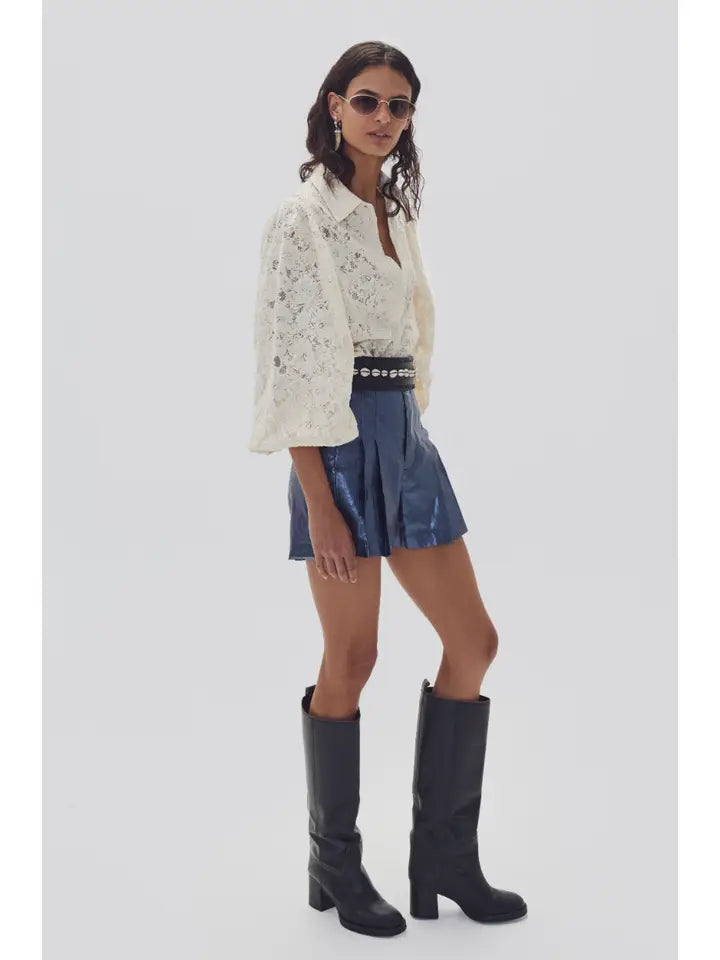 Claire Cotton Lace Shirt