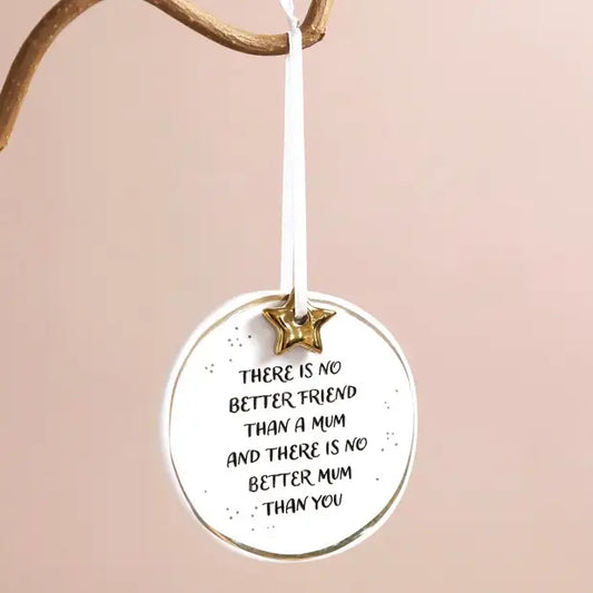 Mum Ceramic Hanging Decoration