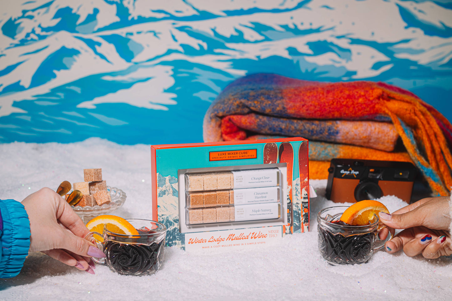 Winter Mulled Wine Mixer Cube Kit (Orange Clove, Cinnamon)