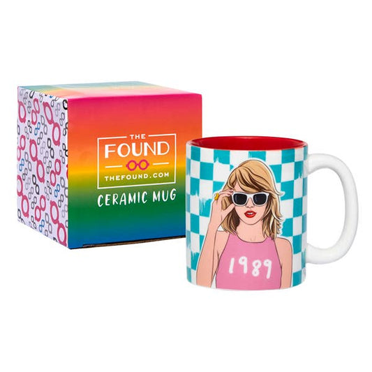 Taylor 1989 Checkered Coffee Mug