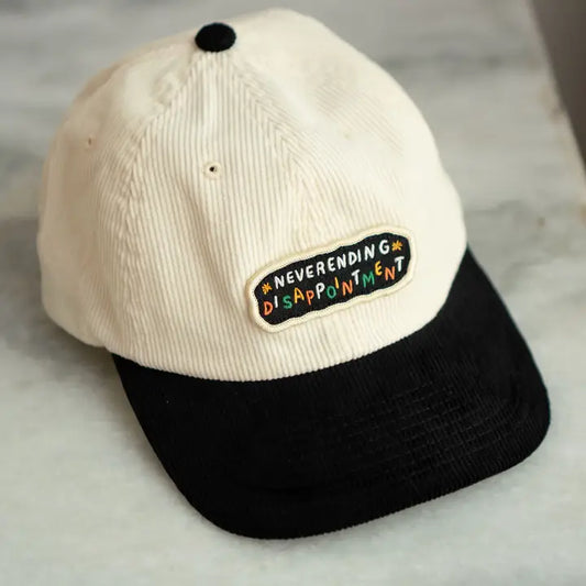 Neverending Disappointment Patched Corduroy Dad Hat