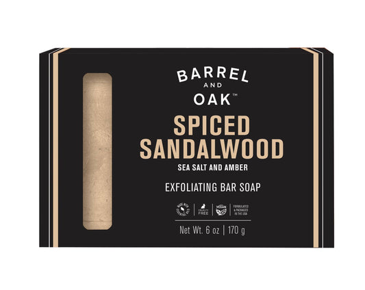 Exfoliating Bar Soap - Spiced Sandalwood 6 oz