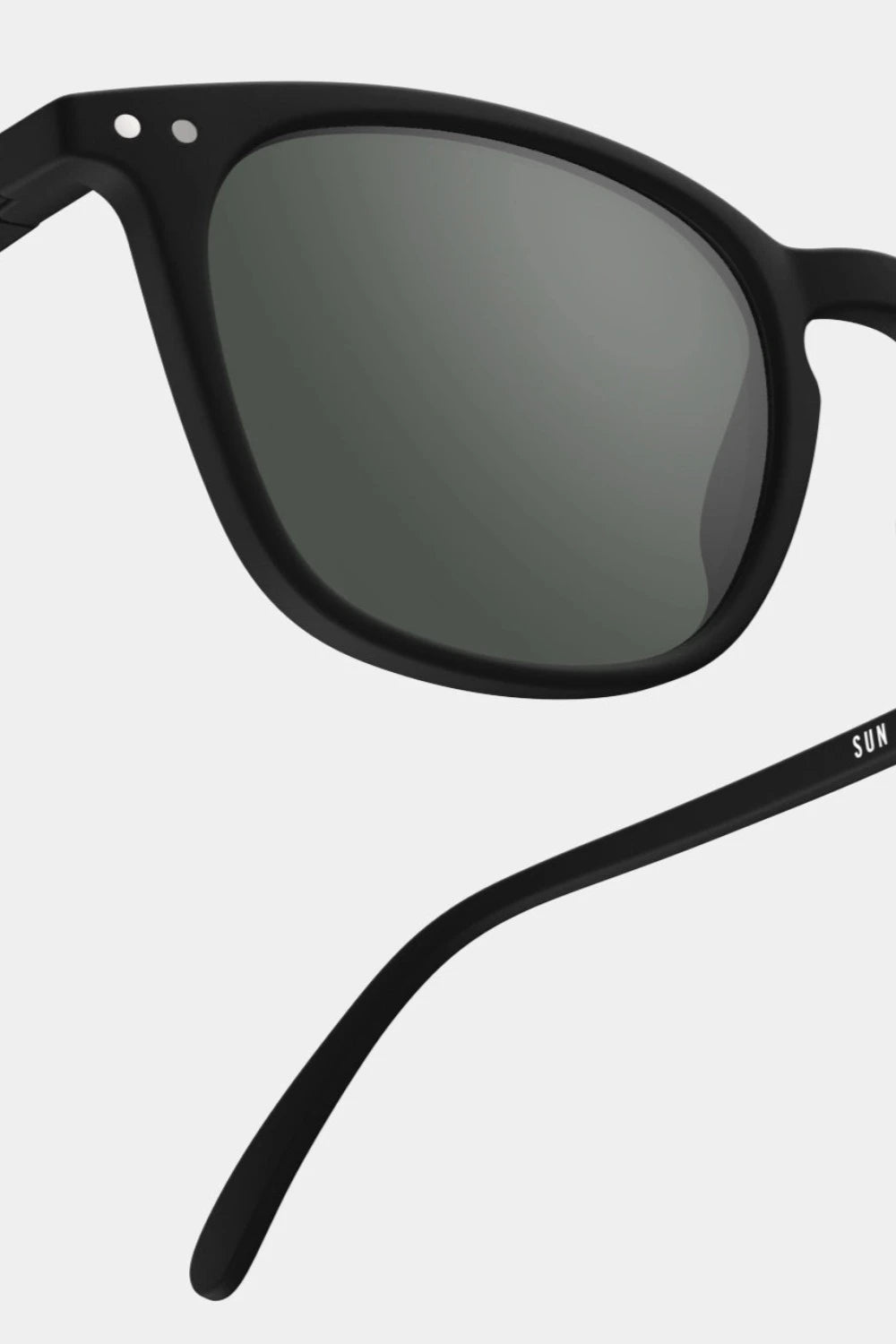 Izipizi Sun Glasses #E | Black with Grey Lenses