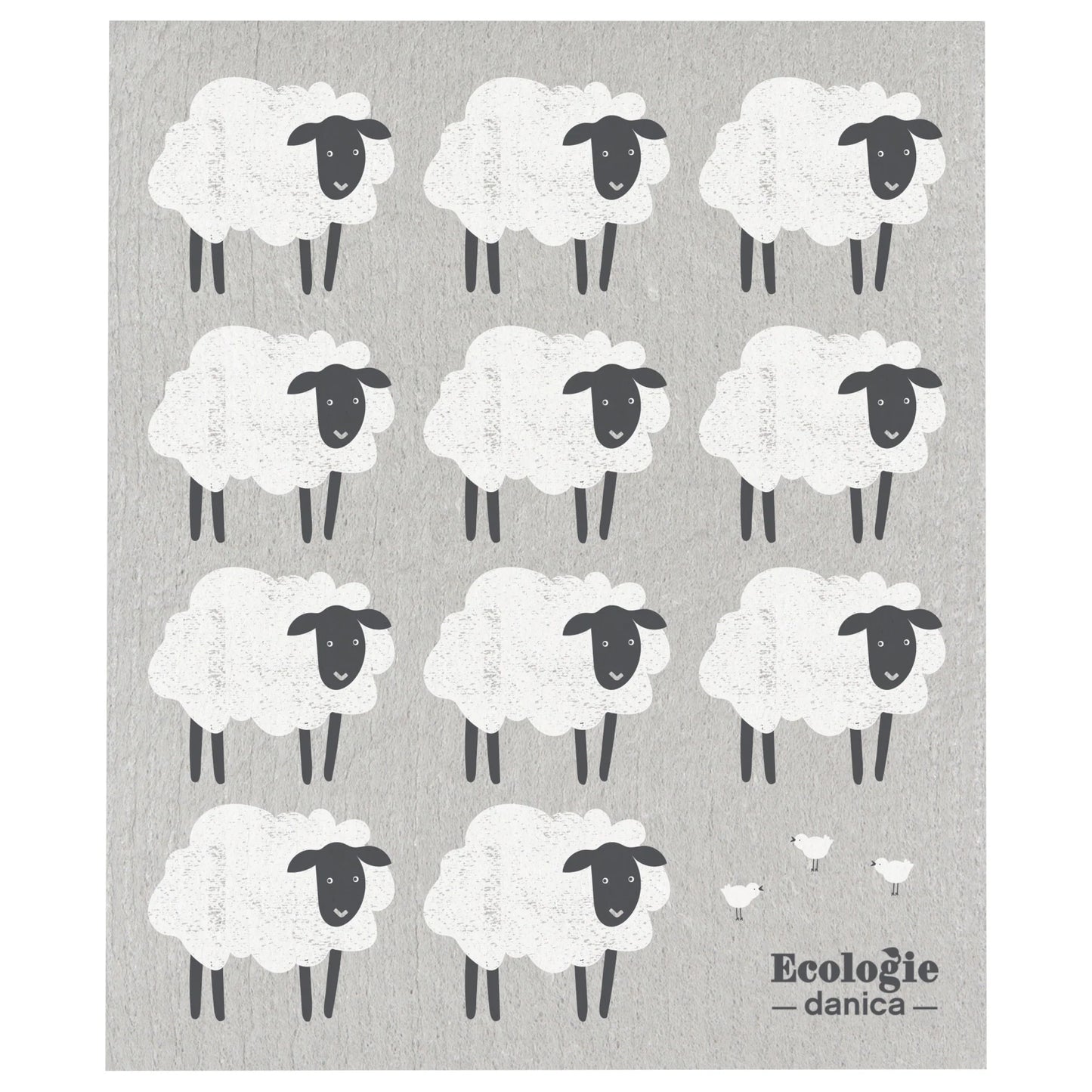 Counting Sheep Swedish Sponge Cloth