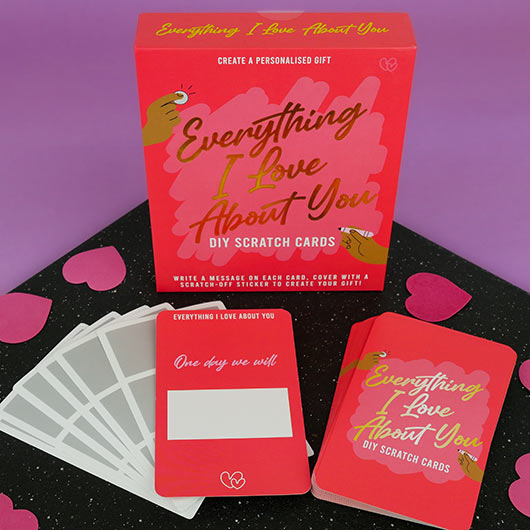 Everything I Love About You | DIY Scratch Cards