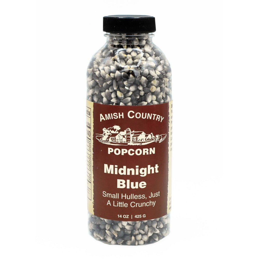 14oz Bottle of Midnight Blue Popcorn