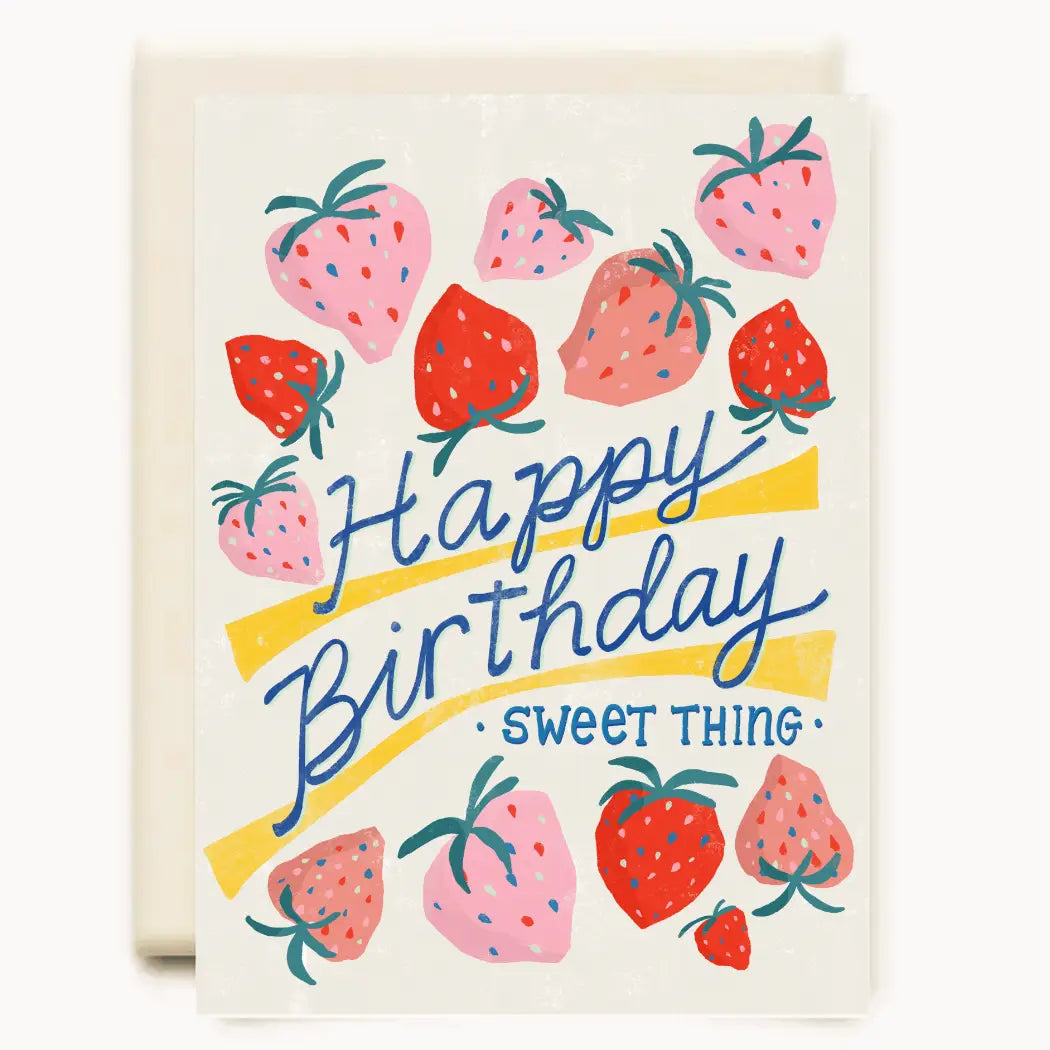 Strawberries Birthday | Birthday Greeting Card