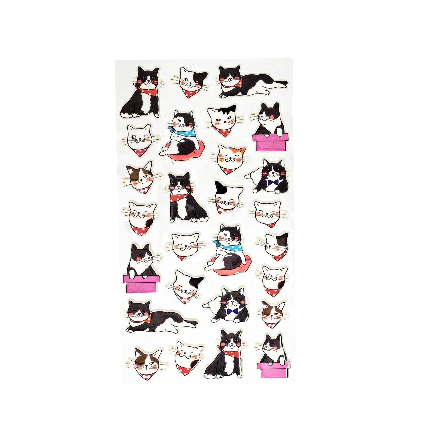 Cats Puffy Stickers