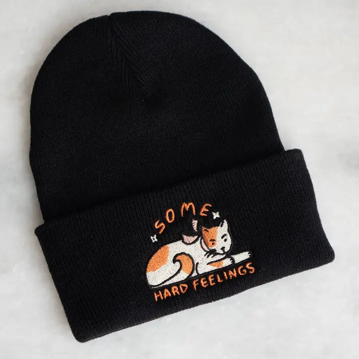 Some Hard Feelings Cat Beanie
