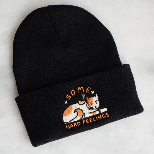 Some Hard Feelings Cat Beanie