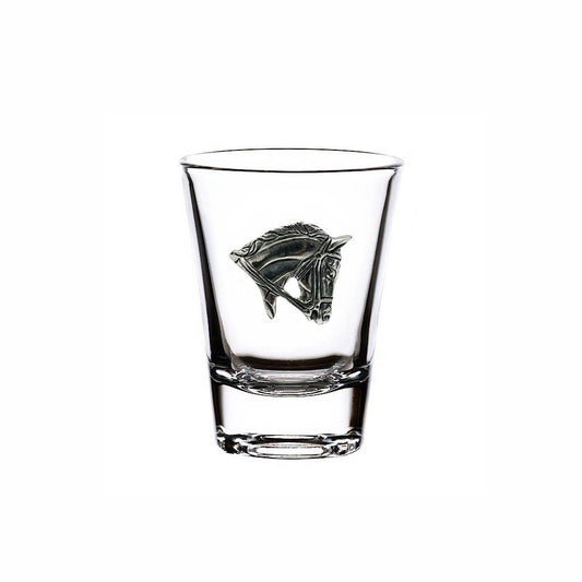 Menagerie Horse Head 2 Ounce Classic Shot Glass