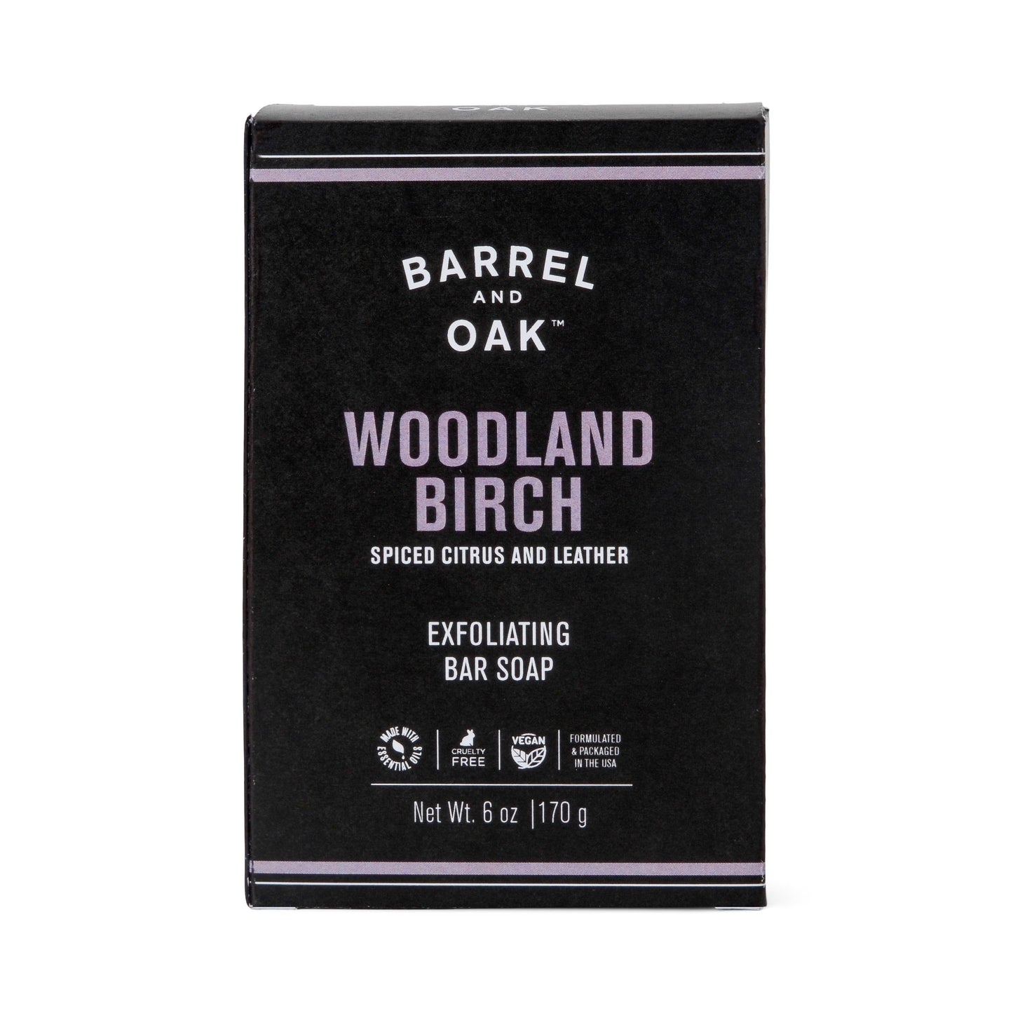 Exfoliating Bar Soap Woodland Birch - 6 Oz