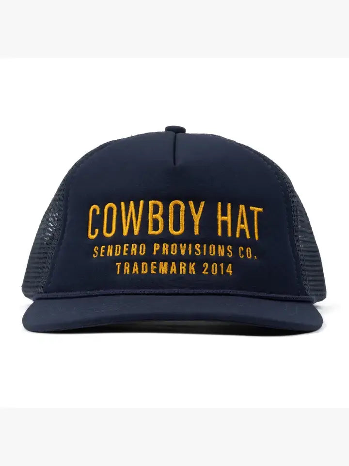 Cowboy Hat: Black/Gold