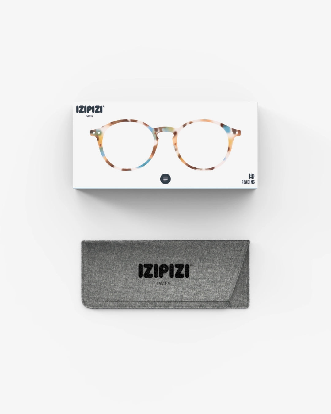 Izipizi Reading Glasses #D | Blue Tortoise