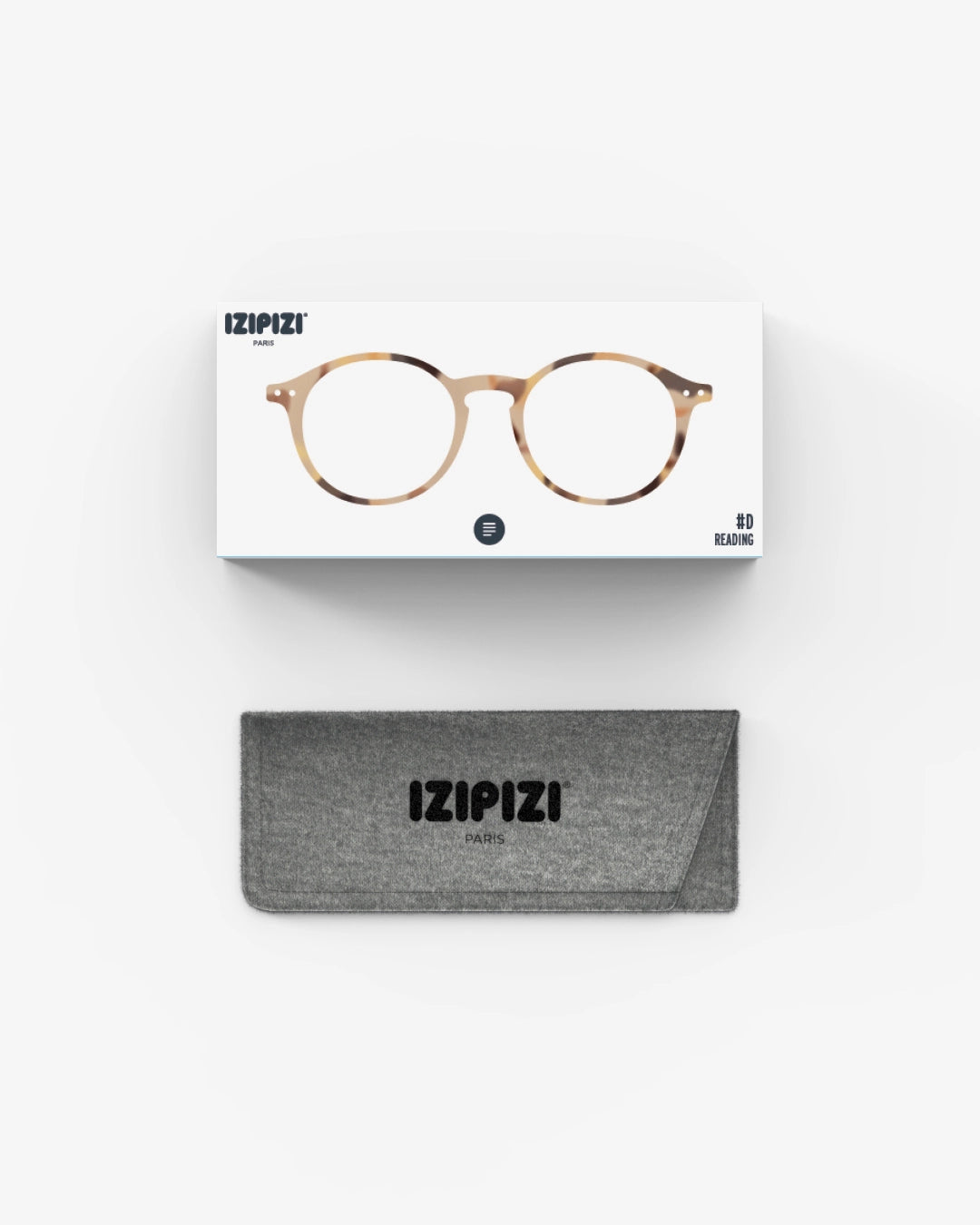 Izipizi Reading Glasses #D | Light Tortoise