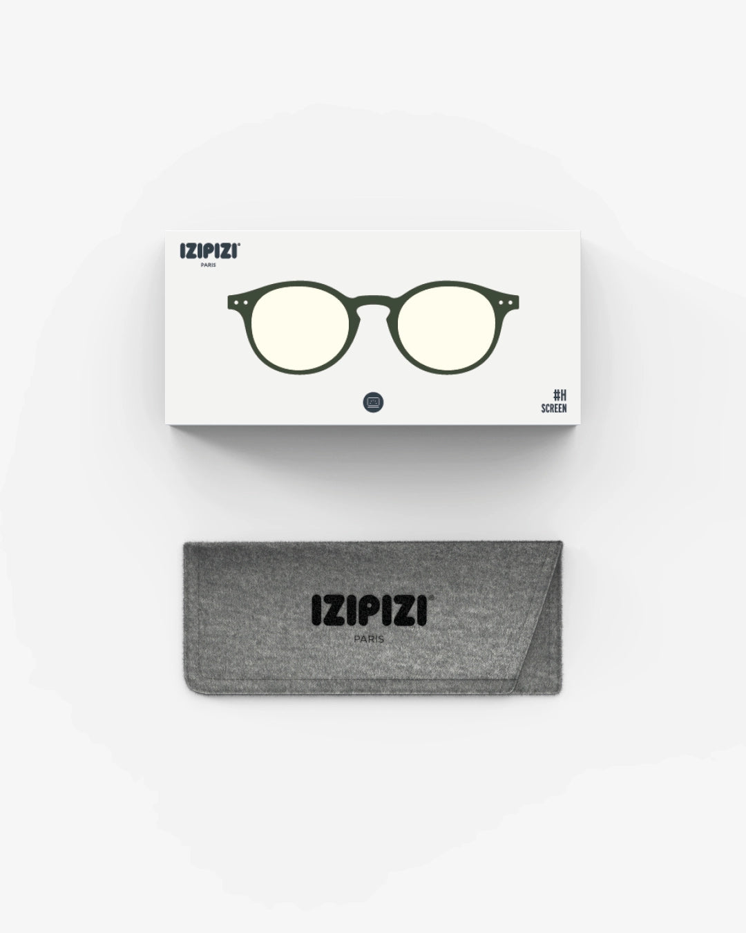 Izipizi Screen Glasses #H | Kaki Green