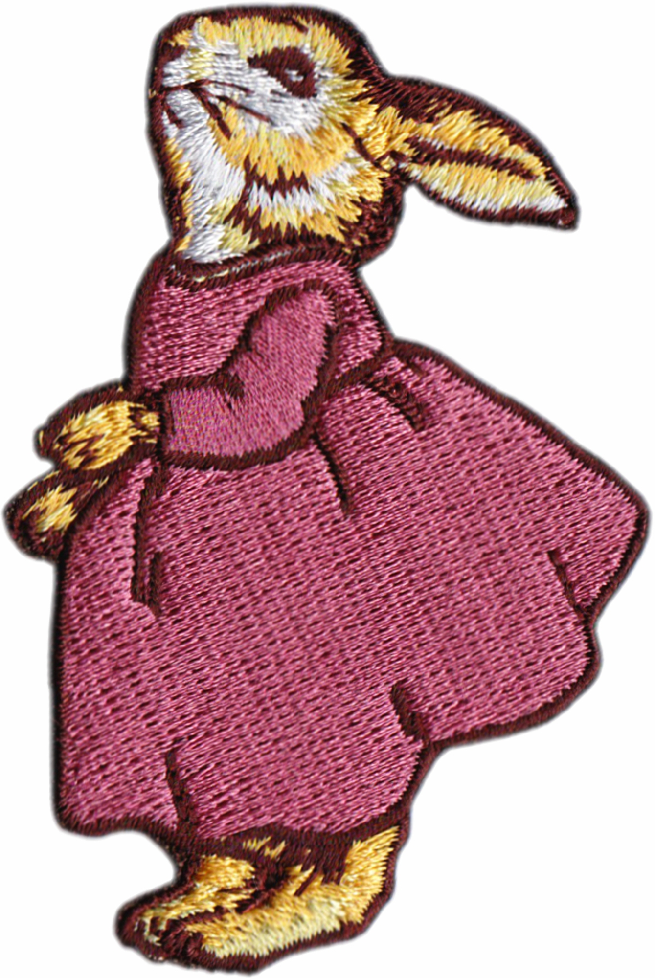 Patch - Bunny - Rabbit In Pink Dress - Vintage Storybook Art