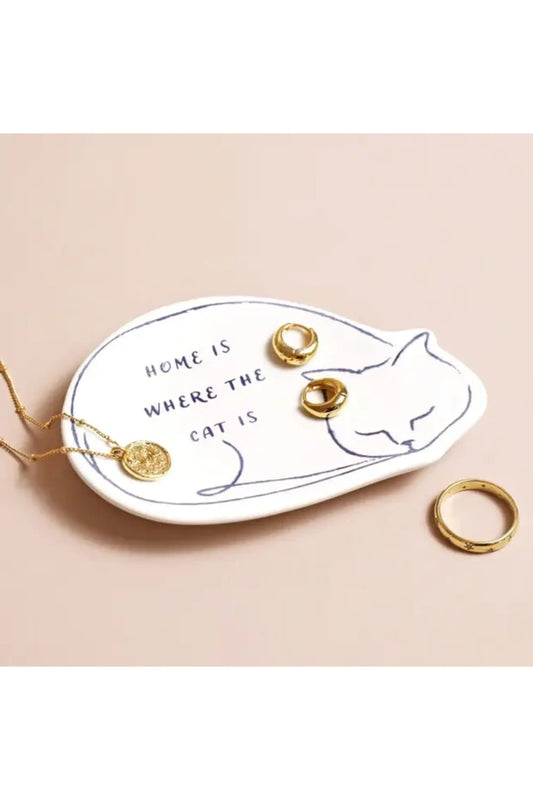 Cat Quote Trinket Dish