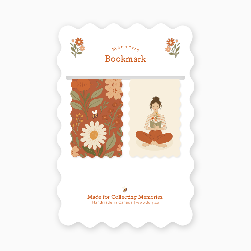 Magnetic Bookmark | Garden of Peace