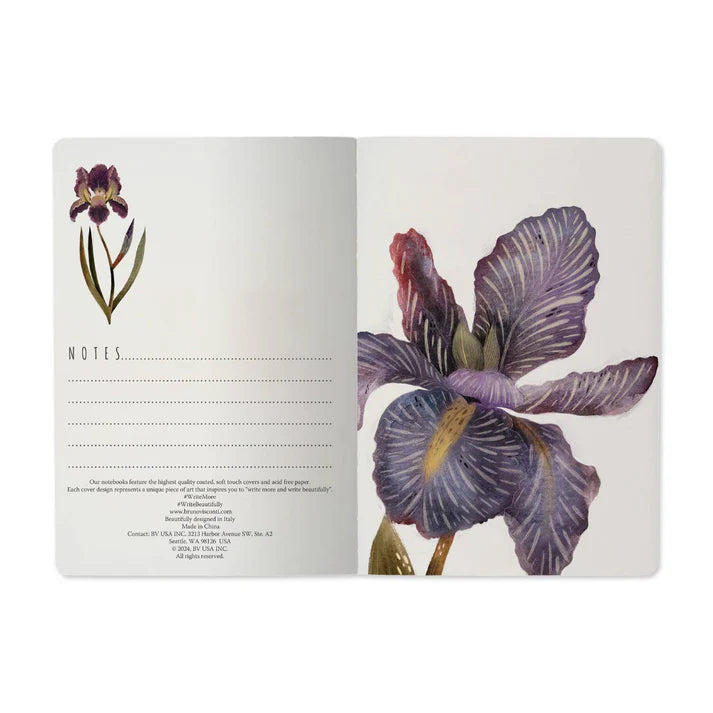 Softcover Notebooks | Irises