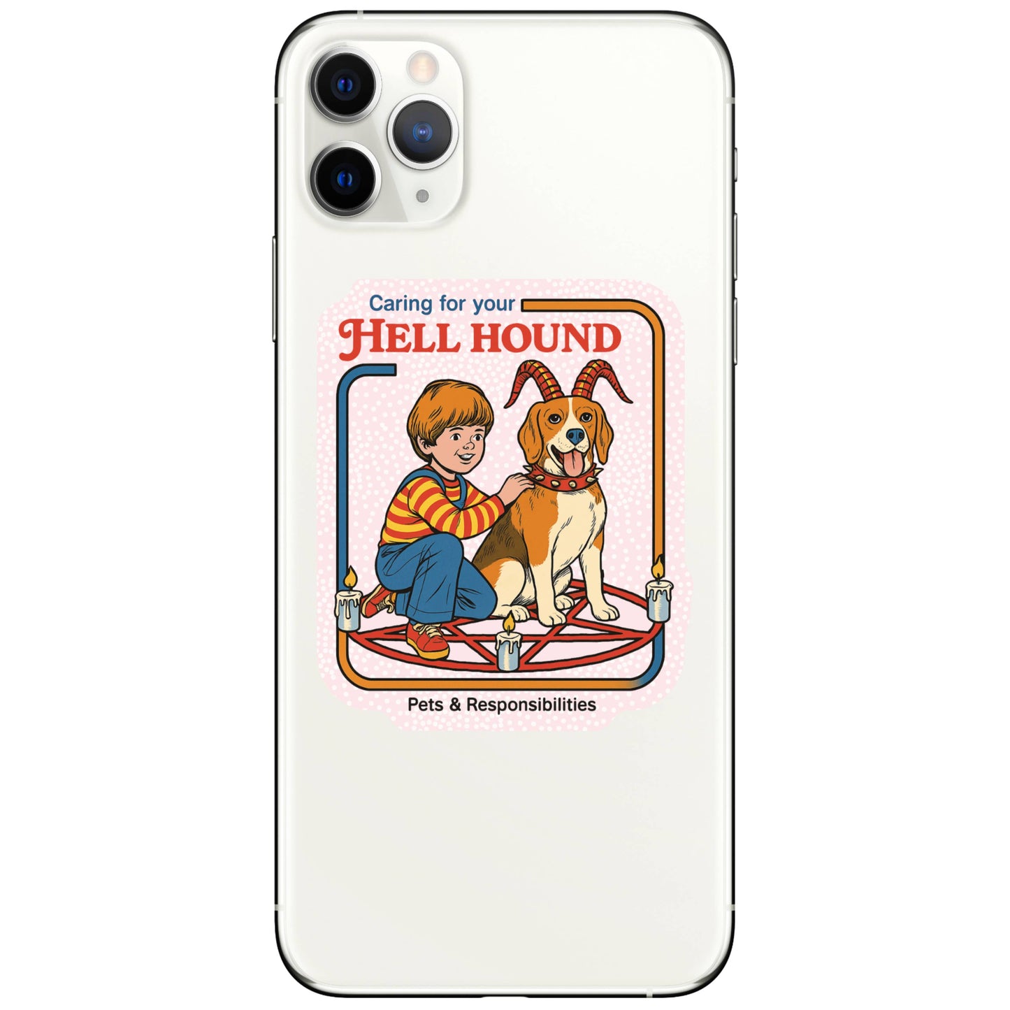 Halloween Horror Dog Humor High Quality Vinyl Sticker