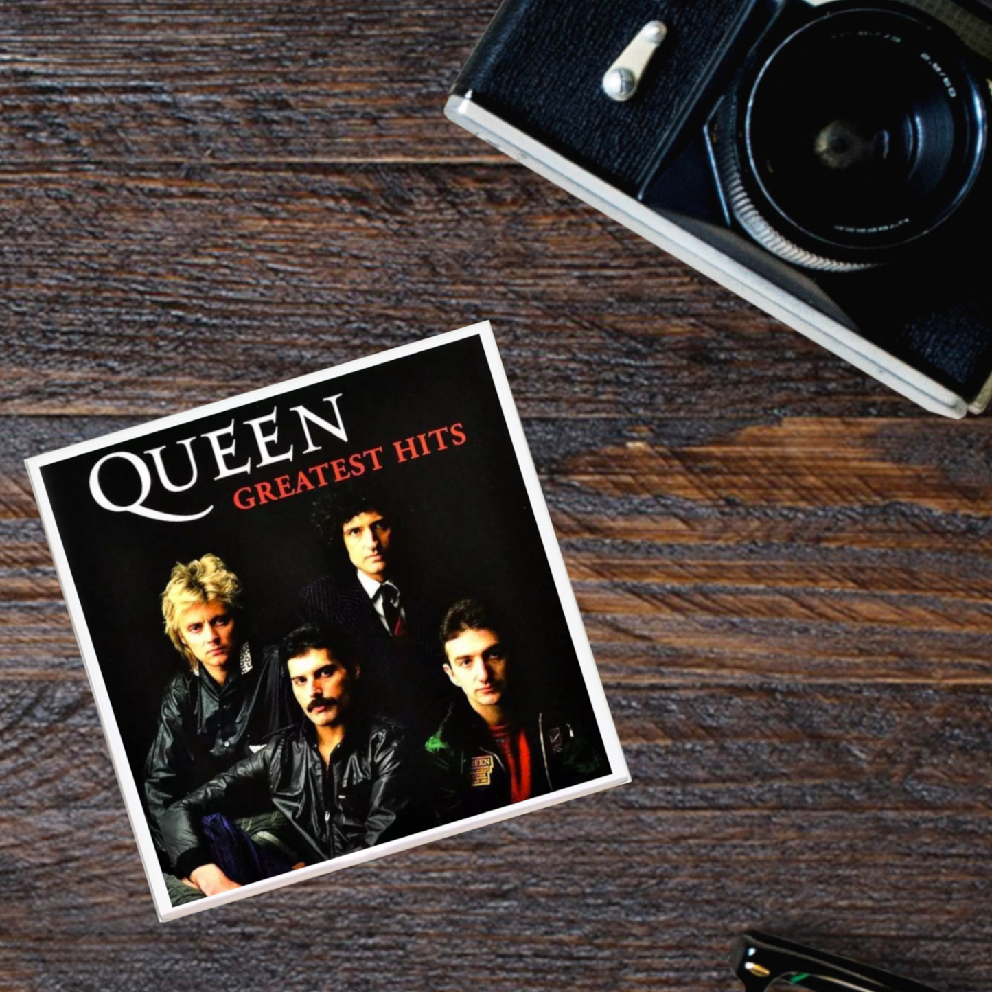 Queen Greatest Hits Album Coaster