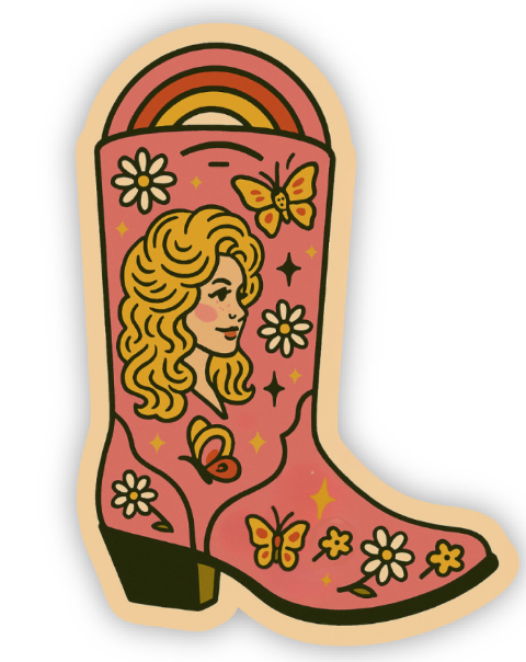 Dolly Boot Sticker 