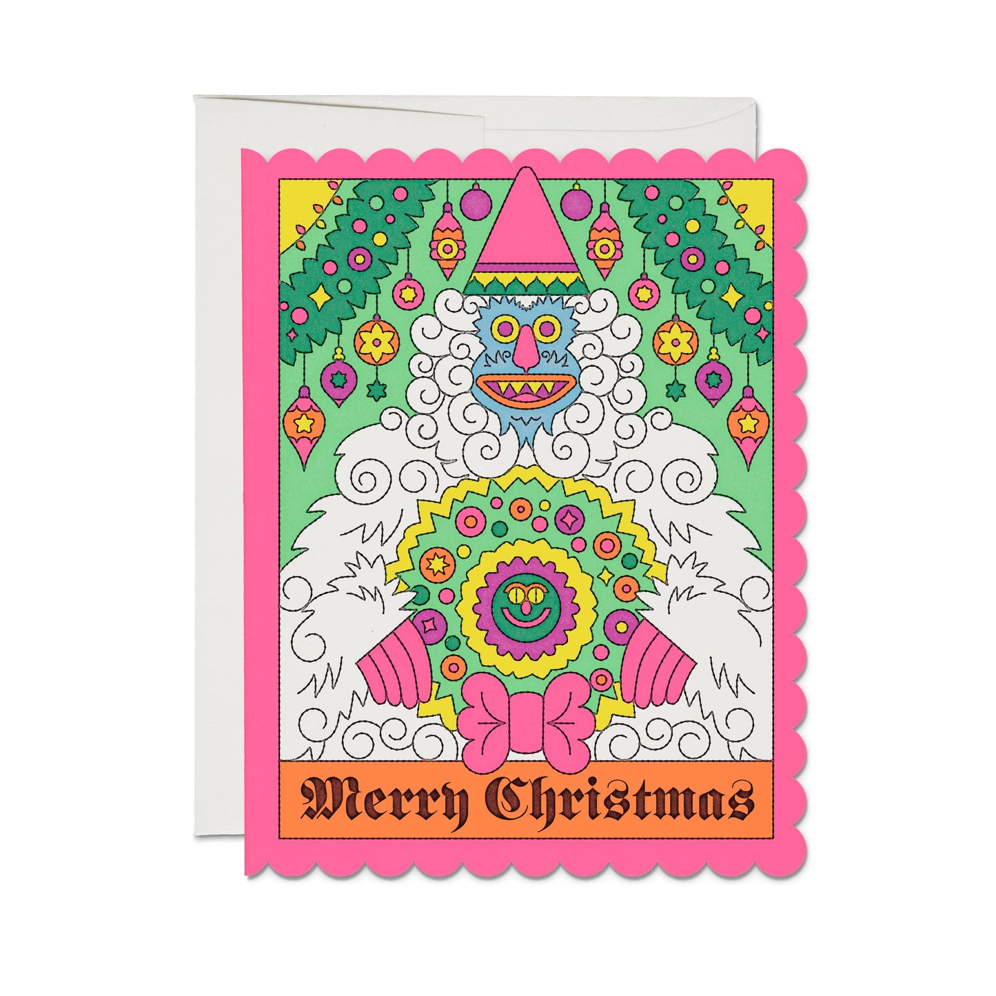 Abominable Snowman greeting card