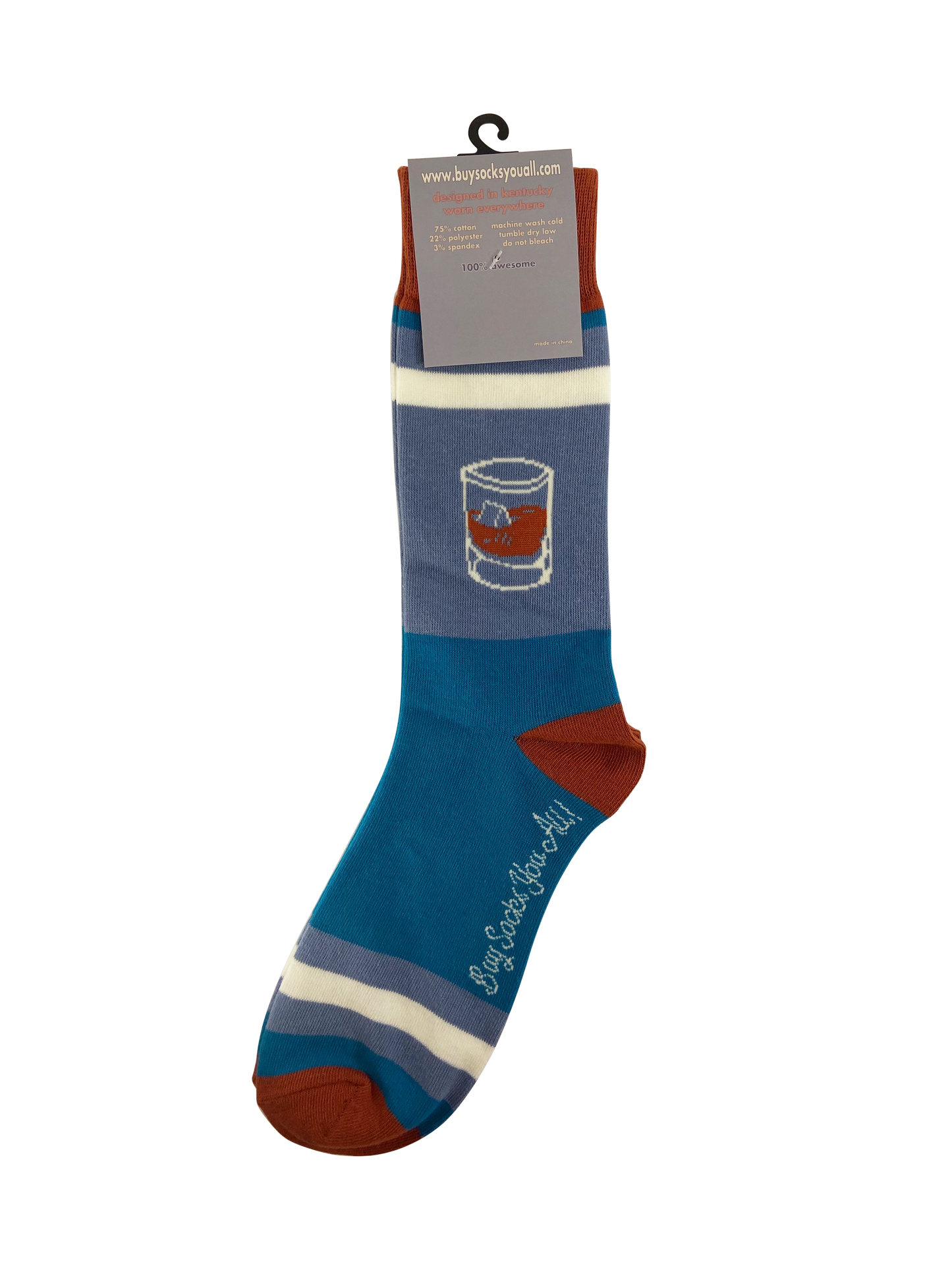 Whiskey Makes Me Frisky - Men's Socks
