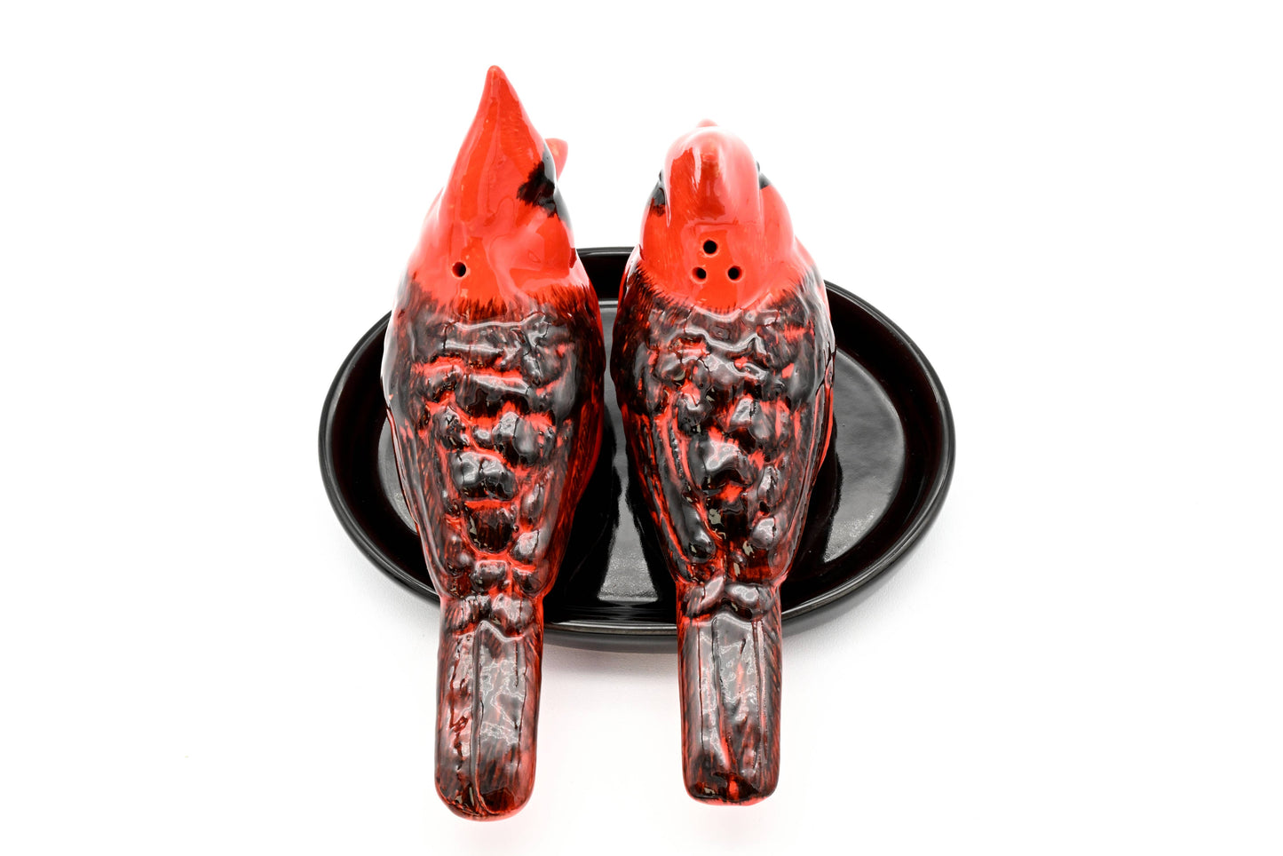 Cardinal Salt and Pepper Shakers