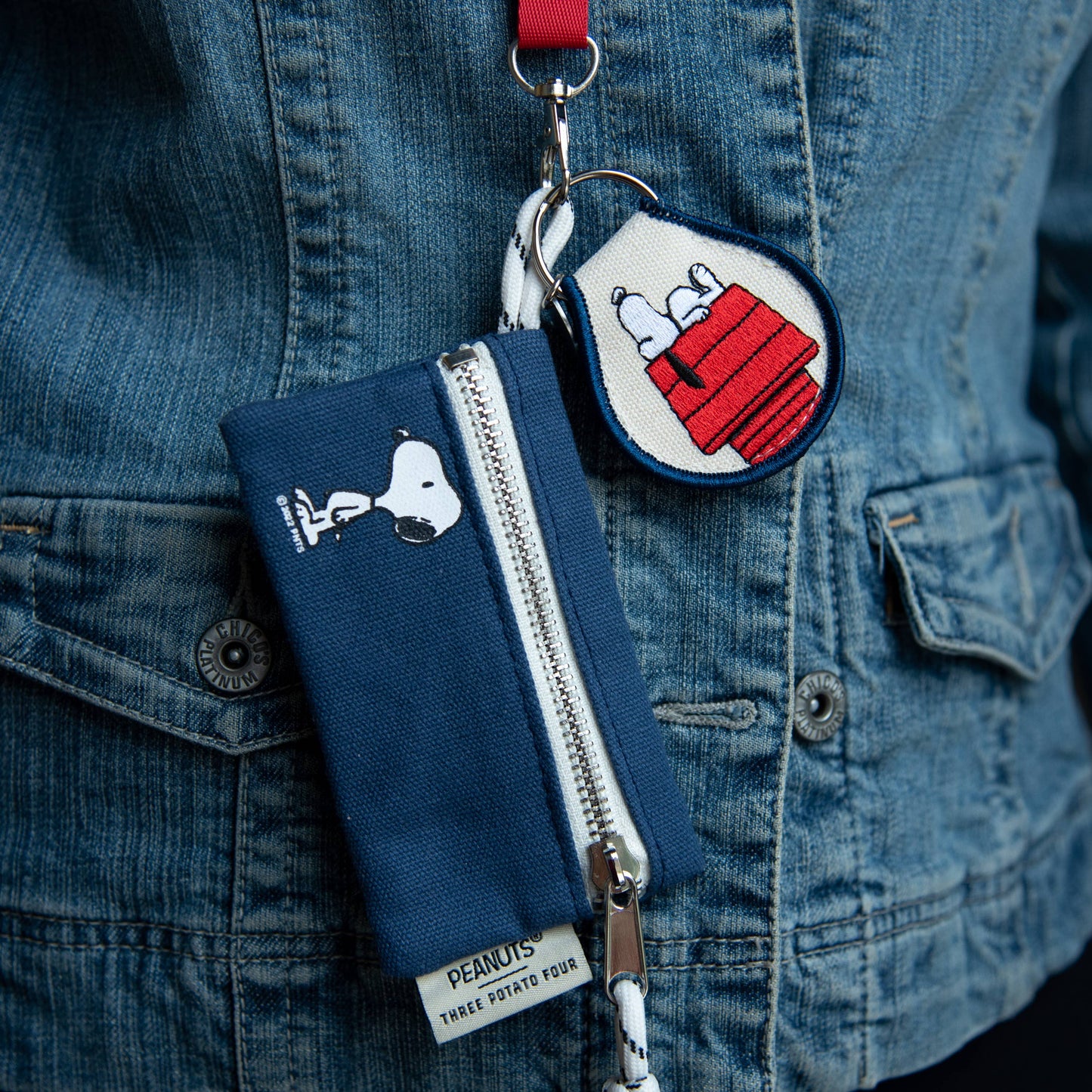 3P4 x Peanuts® - Snoopy Doghouse Patch Keychain