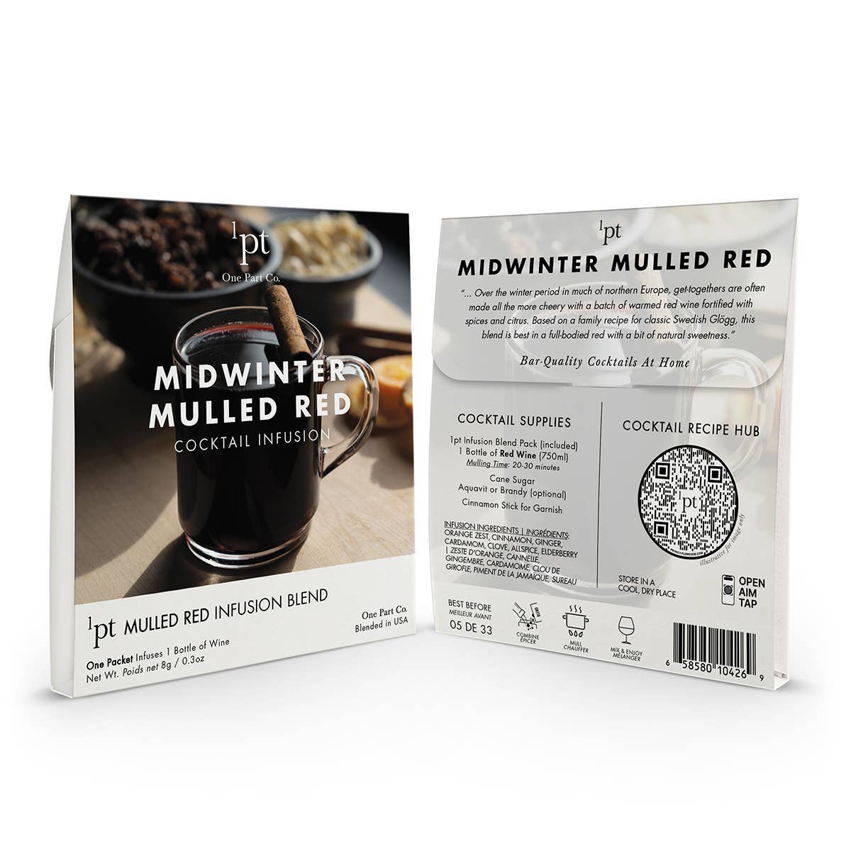 1pt Midwinter Mulled Red Cocktail Pack