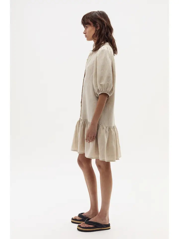 Carmela Linen Dress