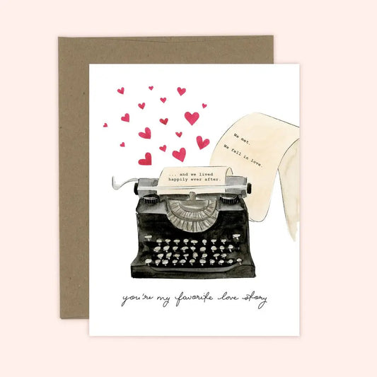 You're My Favorite Love Story -Anniversary Love card | Kraft