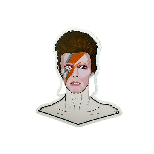 David Bowie Vinyl Sticker