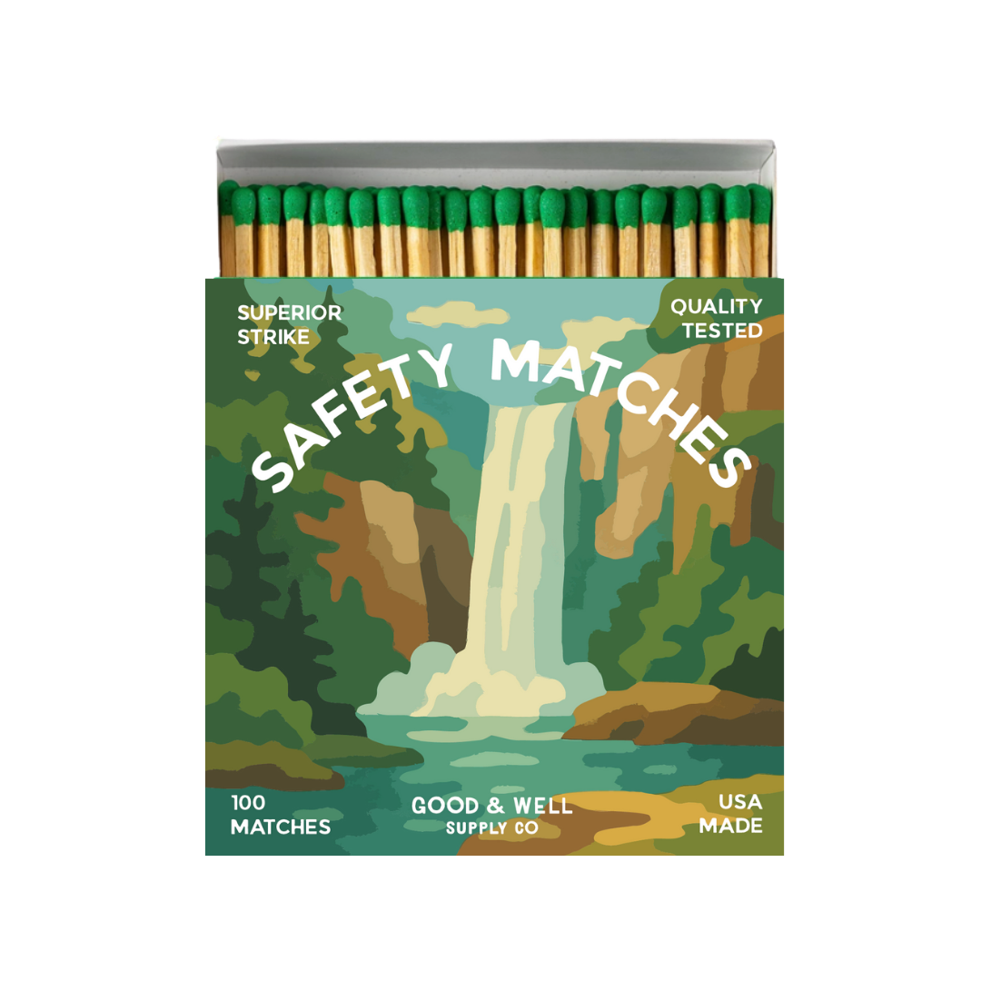 Waterfall & Moose Matchbox - Paint-By-Number Collection