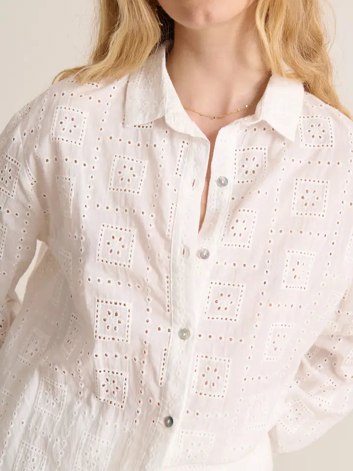 English Embroidery Shirt