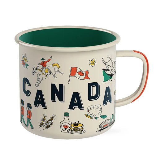 Canada Icons – 350ml Enamel Mug