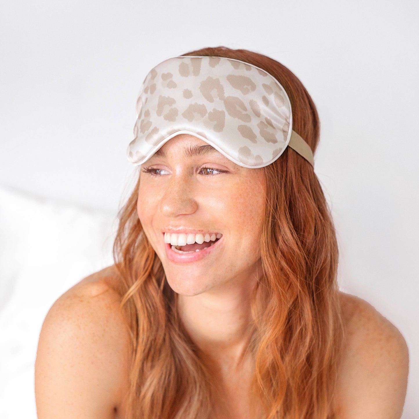 Satin Sleep Eye Mask | Leopard