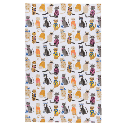Feline Fine Tea Towel