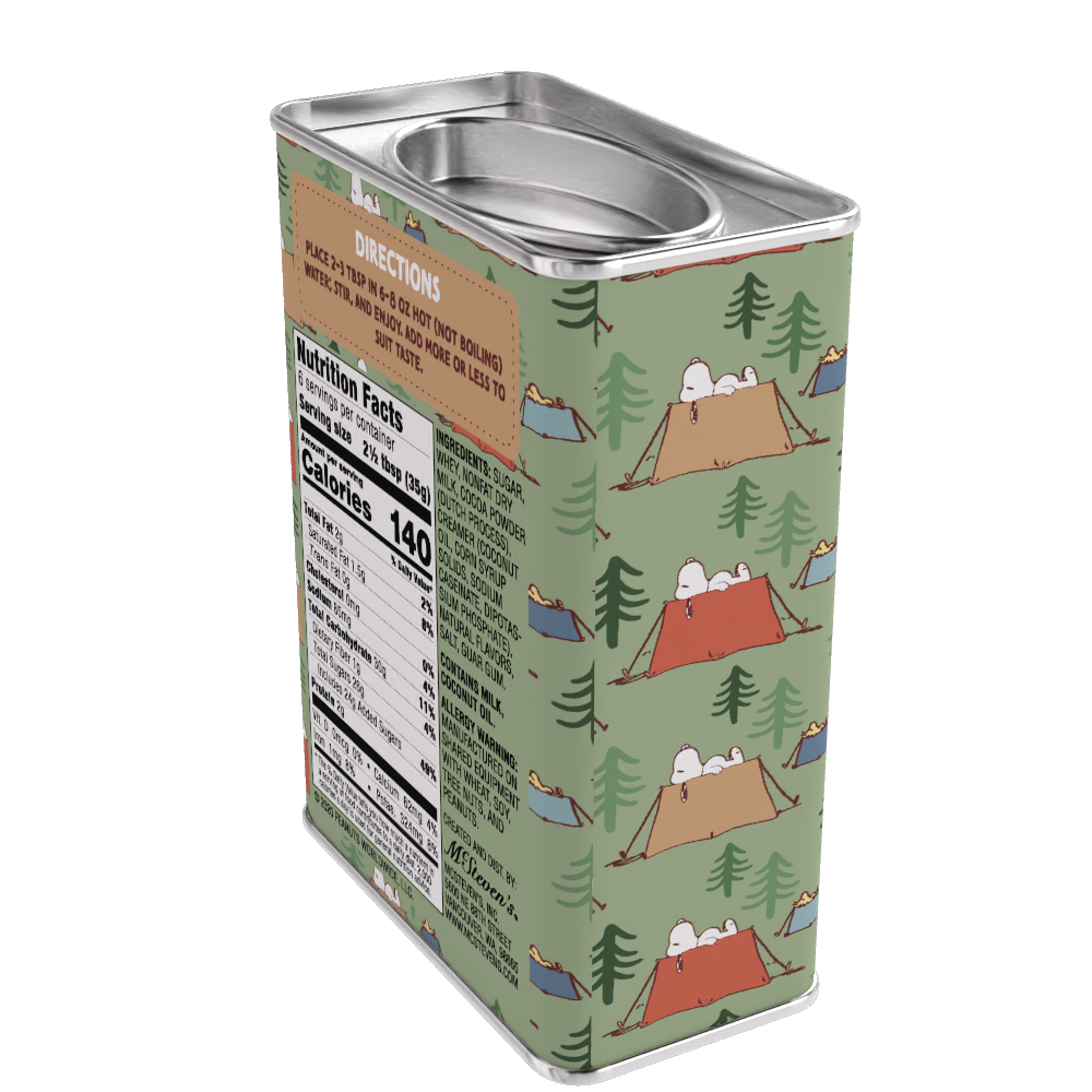 Peanuts® Snoopy Camp Life Chocolate Cocoa (8oz Tins)