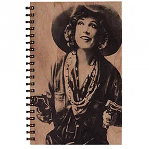 Wood Notebook - Cowgirl