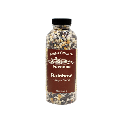 14oz Bottle of Rainbow Popcorn