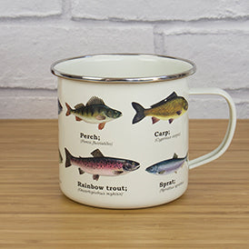 Enamel Mug - Multi Fish