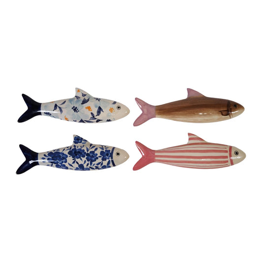 Stoneware Fish Wall Decor