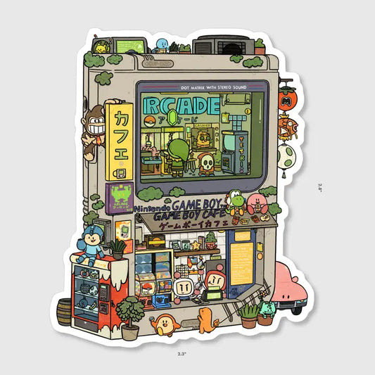 Gameboy Arcade Vinyl Sticker